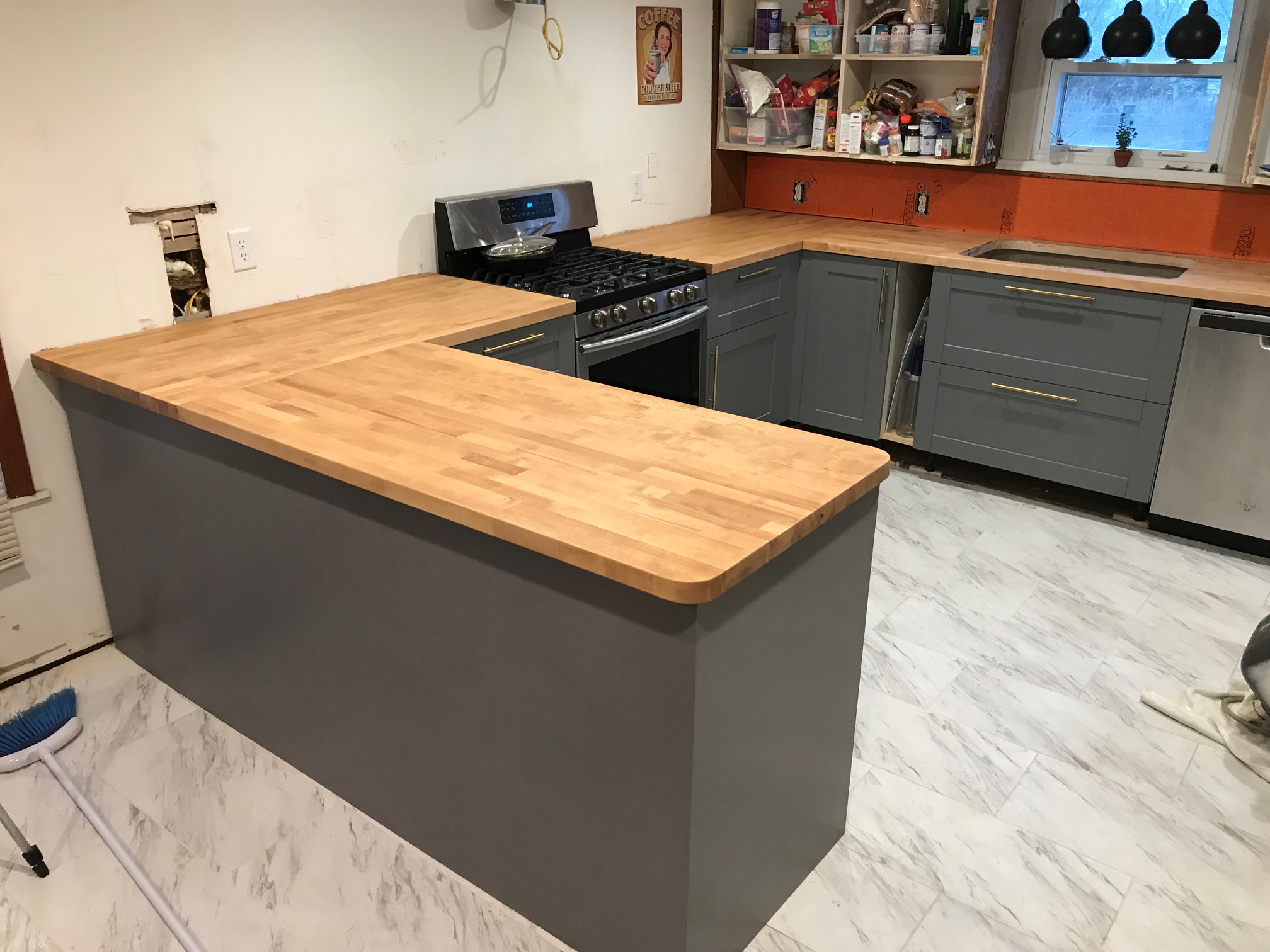 Diy Butcherblock Kitchen Countertops Dan Nix