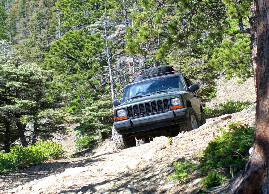 Hayden Pass 4x4 trail road in Colorado of the Sangre De Cristo mountain range