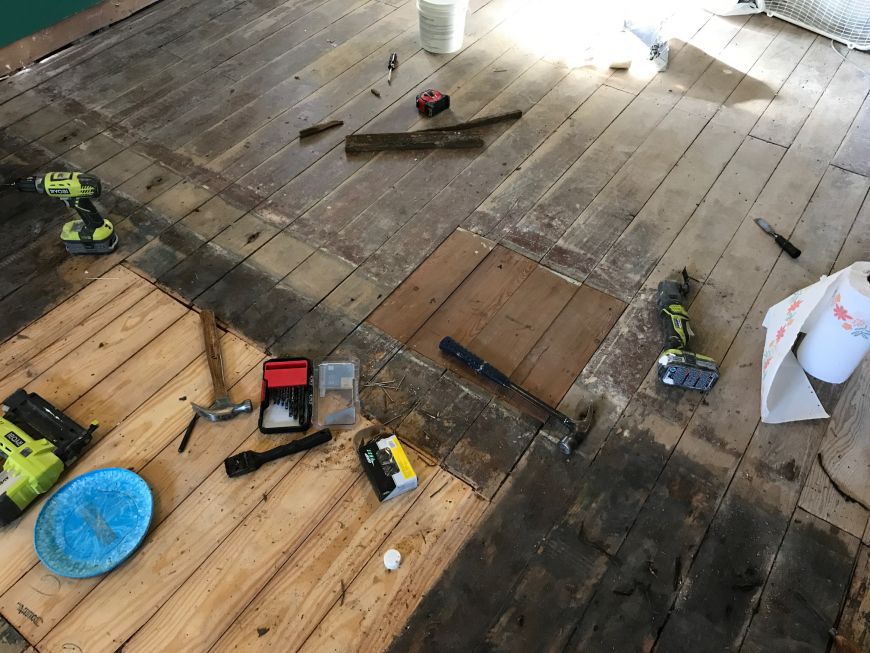 antique douglas fir floorboards hardwood floor restoration refinishing