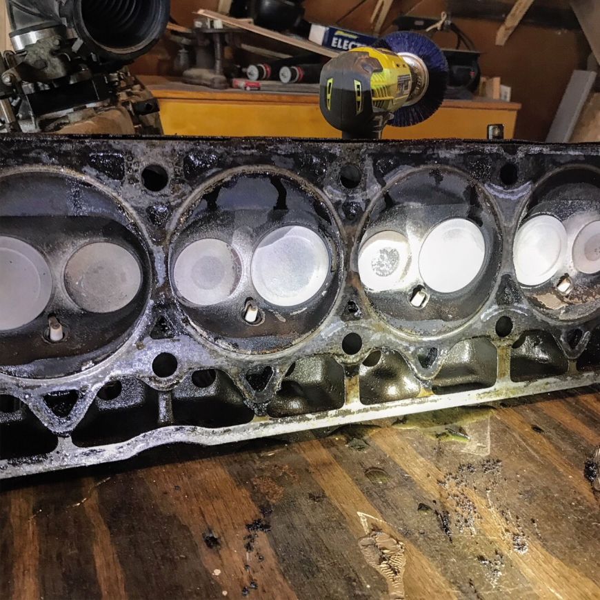 jeep cherokee 4.0l engine head rebuilt top-end restoration blown head gasket