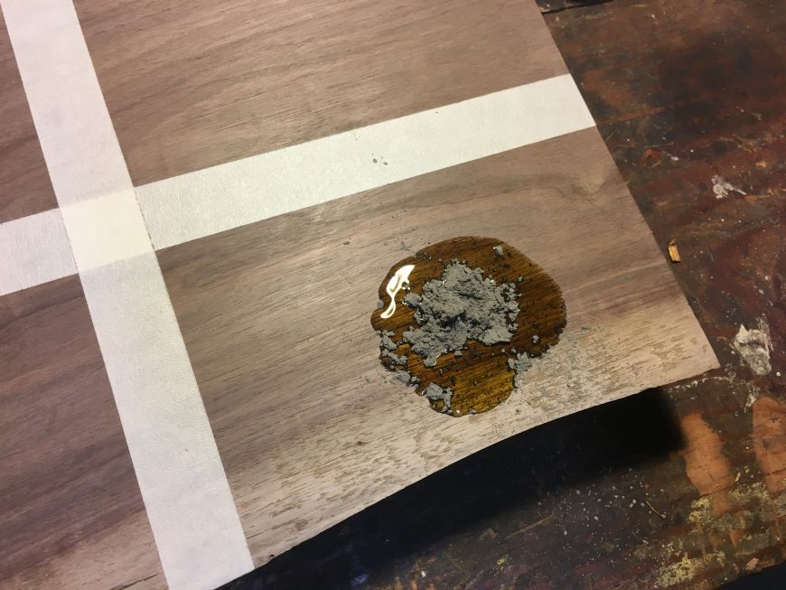 Walnut & Oak finish comparison: Boiled linseed oil (BLO) vs. Tru-Oil, plus  rottenstone grain filler