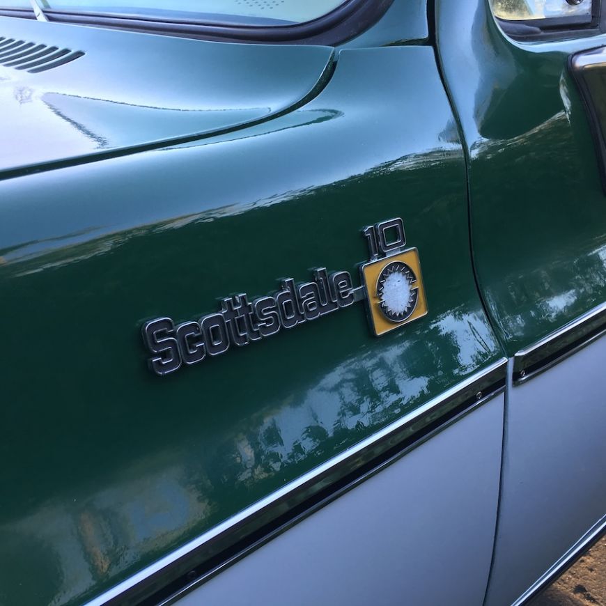 chevy c10 k10 truck restoration side badge emblem install