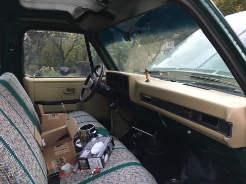 interior restoration on chevy k10 c10 squarebody truck