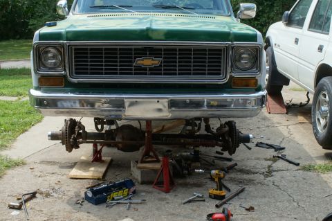 chevy k10 squarebody front suspension